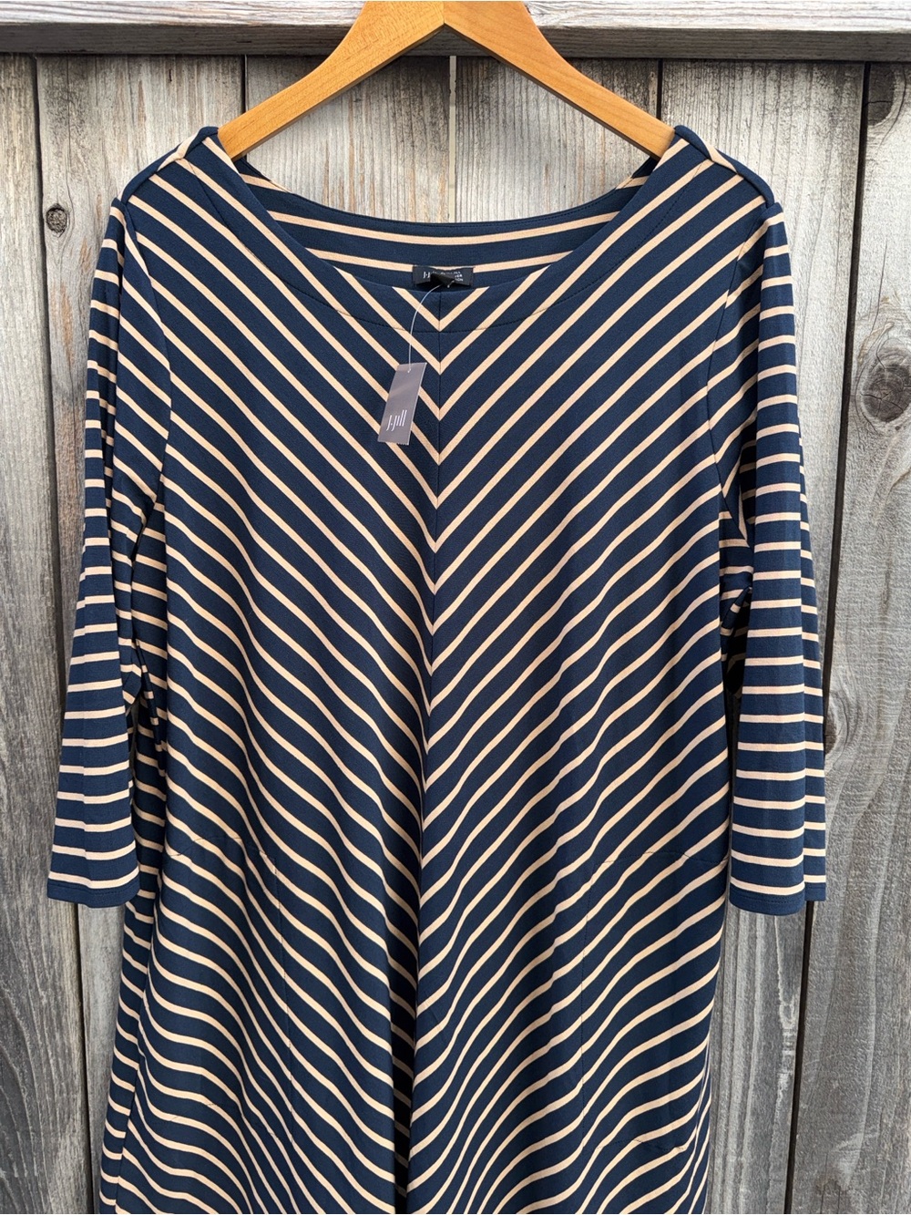 J.Jill Wearever Knit Pleat-Back Dress Size XL - Picture 9 of 11